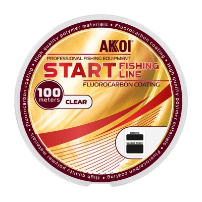 Леска AKKOI START 100m clear 0.14mm