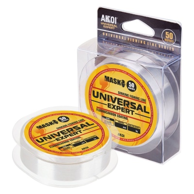 Леска AKKOI MASK UNIVERSAL EXPERT 50m clear 0.22mm