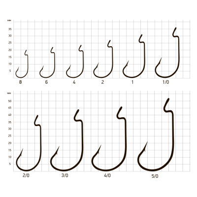 Крючки Saikyo BS-2312 BN № 2/0 (10шт.)