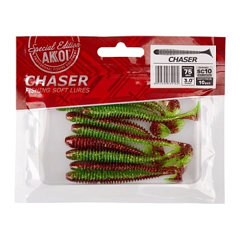 Силиконовая приманка AKKOI CHASER 75mm SC10