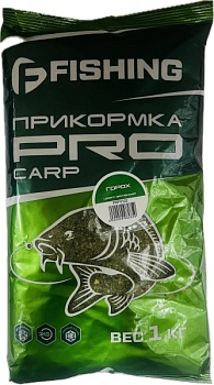 Прикормка F-fishing PRO Карп-горох  1кг