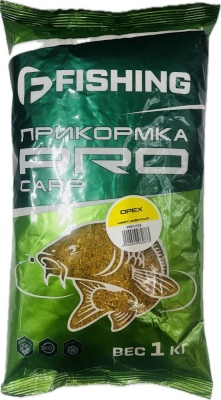 Прикормка F-fishing PRO Карп-орех  1кг