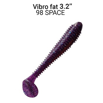 Силикон. приманки Crazy Fish Vibro Fat 3.2  73-80-98-6