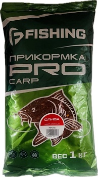 Прикормка F-fishing PRO Карп-слива  1кг