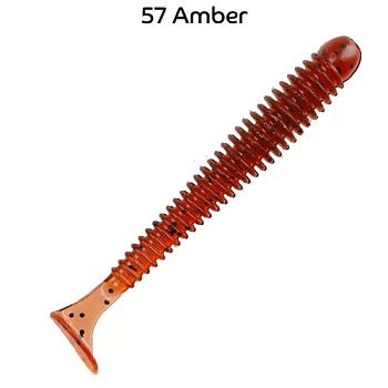 Силикон. приманки Crazy Fish Vibro Worm 2  3-50-57-6