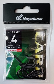 Крючки HAYABUSA К-1  NRB XS №4