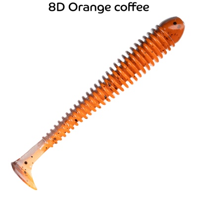 Силикон. приманки Crazy Fish Vibro Worm 3.  11-75-8d-6