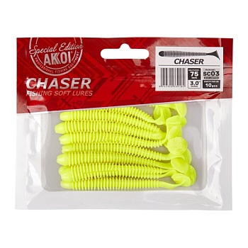 Силиконовая приманка AKKOI CHASER 75mm SC03