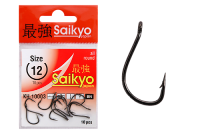 Крючки Saikyo KH-10003 Tanago BN № 12 (10шт.)