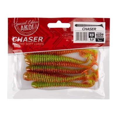 Силиконовая приманка AKKOI CHASER 88mm SC09