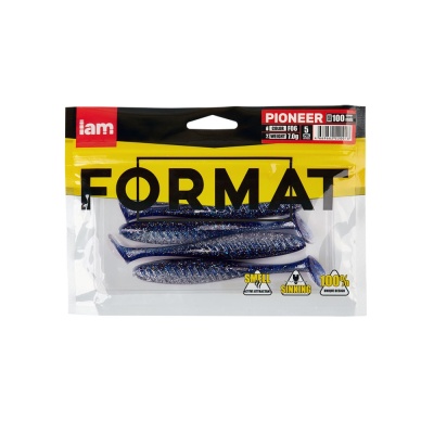 Силиконовая приманка FORMAT PIONEER 100mm F06