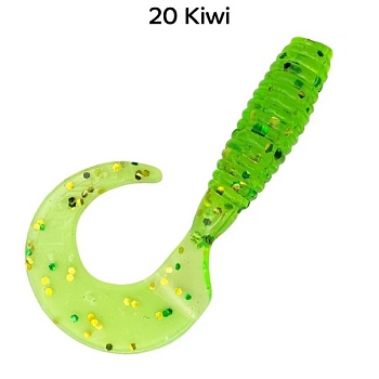 Силикон. приманки Crazy Fish ANGRY SPIN 1,4" 78-35-20-6