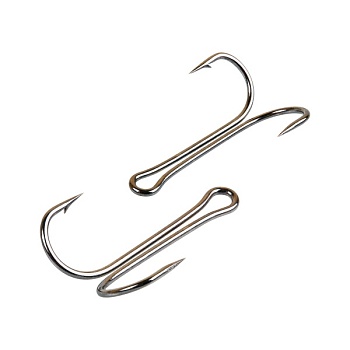Крючок AKKOI двойник удлинённый №2