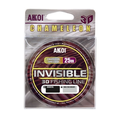 Леска AKKOI INVISIBLE 3D 100m chameleon 0.40mm 