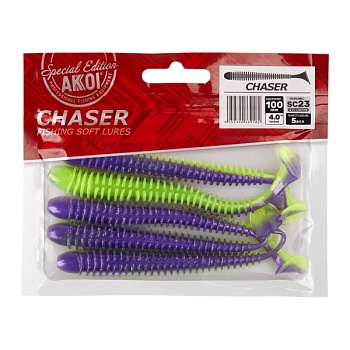 Силиконовая приманка AKKOI CHASER 100mm SC23