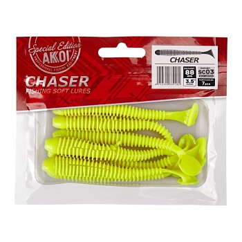 Силиконовая приманка AKKOI CHASER 88mm SC03