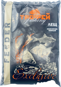 Прикормка Exclusive 1.0 кг.Лещ Эксклюзив тёмный