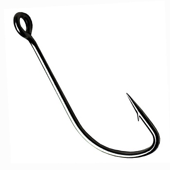 Одинарный крючок CF S hook №8 15 шт.черный