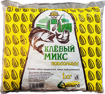 Жмых микс подсолничника Валиса 1кг.