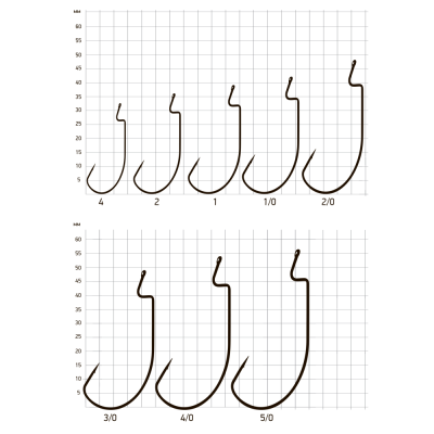 Крючки Saikyo BS-2315 BN № 2 (10шт.)