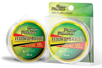Леска Power Phantom Fluorocarbon. 0,6  0.12мм. 30 м.