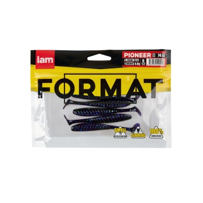 Силиконовая приманка FORMAT PIONEER 74mm F25