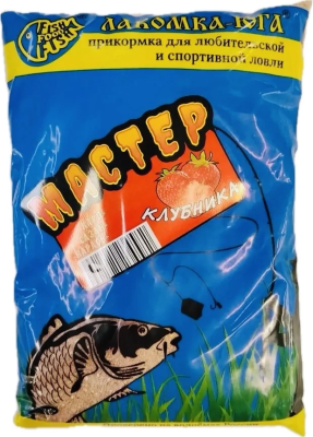 Прикормка Лакомка клубника 1кг