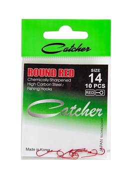 Крючок Catcher Round  Red  № 14