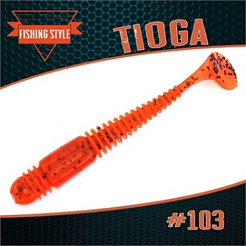TIOGA 2.5" (63мм) уп.12шт. #103 ORANGE
