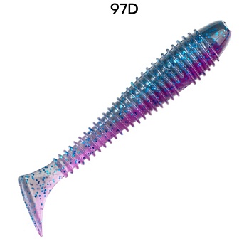 Силикон. приманки Crazy Fish Vibro Fat 4  15-100-97d-6