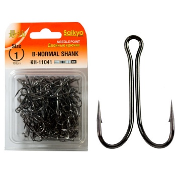 Крючки Saikyo двойн. Normal Shank KH-11041 № 8 BN (100шт.)