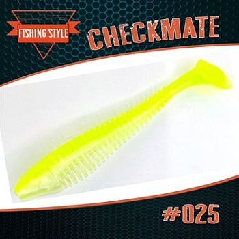 CHECKMATE 4" (102 мм)уп.5 шт.#025 Shiny Lime
