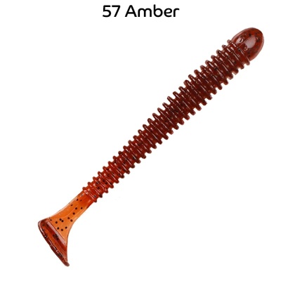 Силикон. приманки Crazy Fish Vibro Worm 3.4  12-85-57-6 
