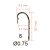 Крючки Saikyo KH-11014 BAIT HOLDER BN № 8 (10шт.)