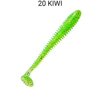 Силикон. приманки Crazy Fish Vibro Worm 4.  75-100-20-6