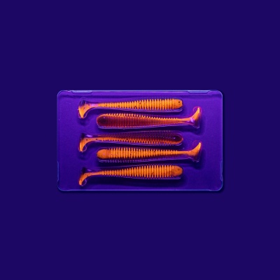 Силикон. приманки Crazy Fish Vibro Worm 3.  11-75-8d-6