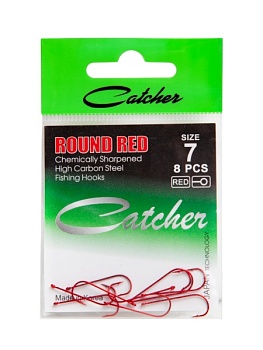 Крючок Catcher Round  Red  № 7