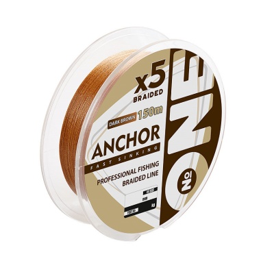 Плетеный шнур тонущий №ONE ANCHOR X5-150 d0.16
