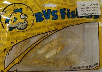 Силик. приманка BVS Fishing ТЕИЛ (65 мм) цвет: 015-1.2 (6 шт./уп.)