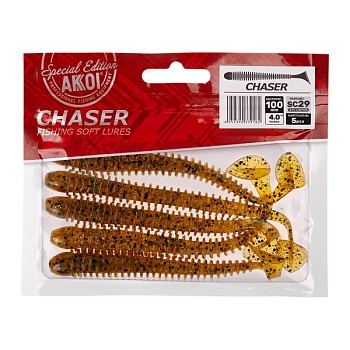 Силиконовая приманка AKKOI CHASER 100mm SC29