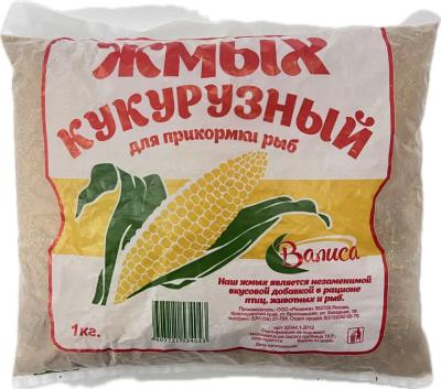 Жмых кукурузный Валиса 1кг.