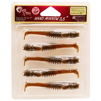 Силикон. приманки Crazy Fish NANO MINNOW 3.5  54-90-10-6