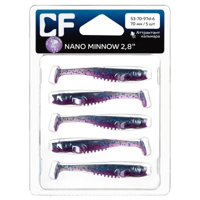 Силикон. приманки Crazy Fish NANO MINNOW 2.8  53-70-97d-6