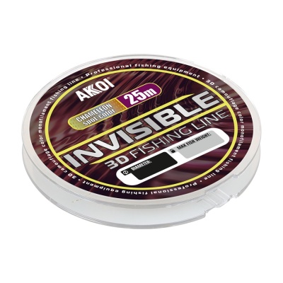 Леска AKKOI INVISIBLE 3D 100m chameleon 0.40mm 