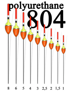804  Поплавок из полиуретана  Wormix  8гр. (10шт.)