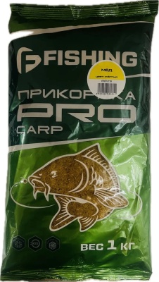 Прикормка F-fishing PRO Карп-мёд  1кг