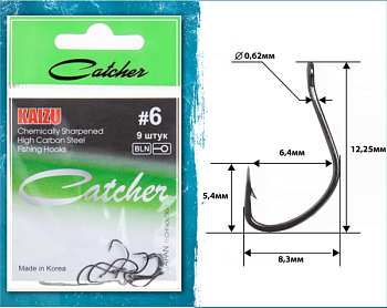 Крючок Catcher KAIZU №6