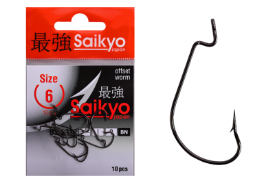 Крючки Saikyo BS-2312 R № 6 (10шт.)