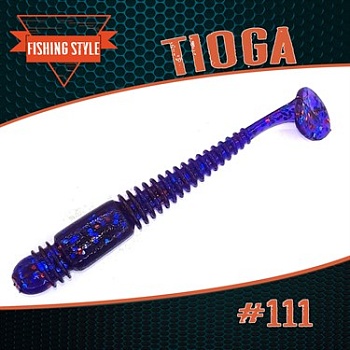 TIOGA 3.3" (83мм) уп.6 шт. #111 DEEP PURPLE