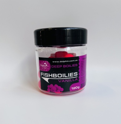 Бойлы Dolphin 14 мм тонущие(ваниль)